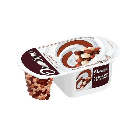 ДАНИССИМО| Йогурт  Фантазия с хрустящими шариками в шоколаде 6,9% 105г