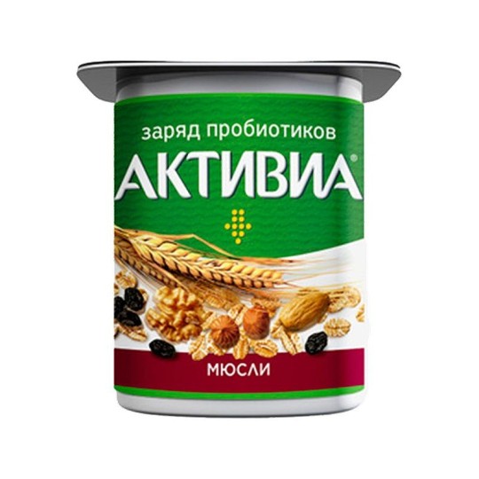 АКТИВИА| Йогурт Мюсли 3,1% 120