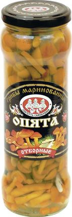 Опята маринованные СКАТЕРТЬ - САМОБРАНКА, 370 гр