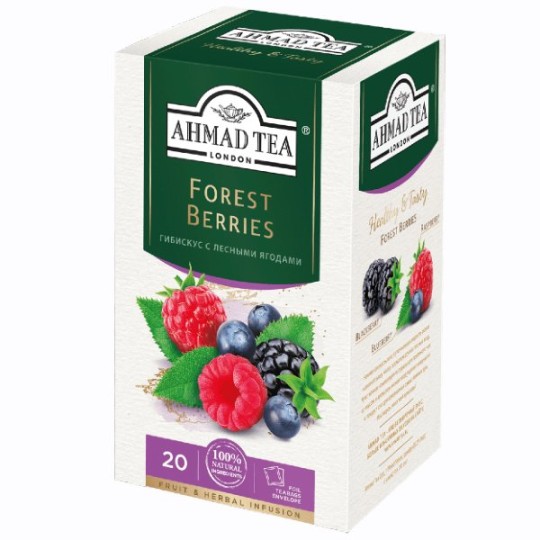 AHMAD TEA| чай травяной лесные ягоды 20 пакетиков