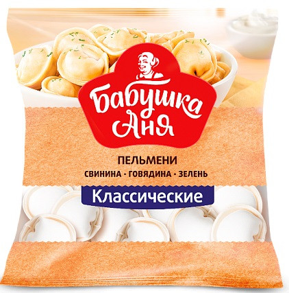 БАБУШКА АНЯ ПЕЛЬМЕНИ КЛАССИЧЕСКИЕ 430Г