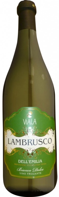 Viala Lambrusco bianco Вино игристое белое полусладкое 0,75 л.