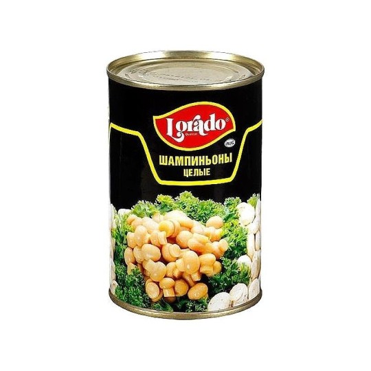 Шампиньоны Lorado целые консервированные 212 мл