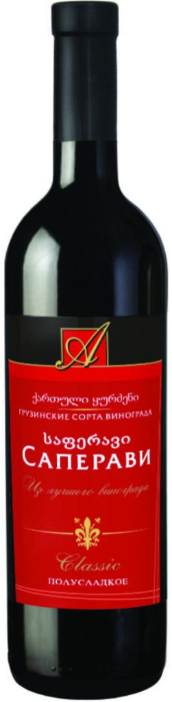 Вино красное Turgen Saperavi Classic полусладкое 0,75 л 