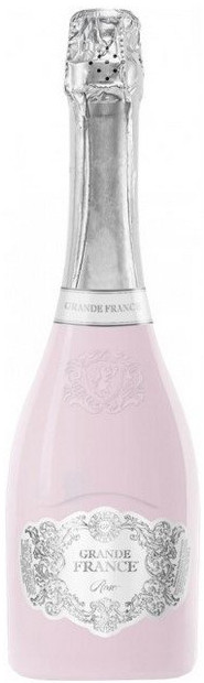 Вино игристое Grande France Rose розовое 0,75 л (Украина)