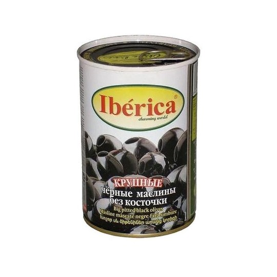 Маслины IBERIСA без косточки крупные, 360г