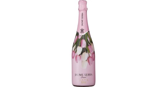 ВИНО CAVA JAUME SERRA BOUQUET BRUT ROSE + 2 БОКАЛА М/П