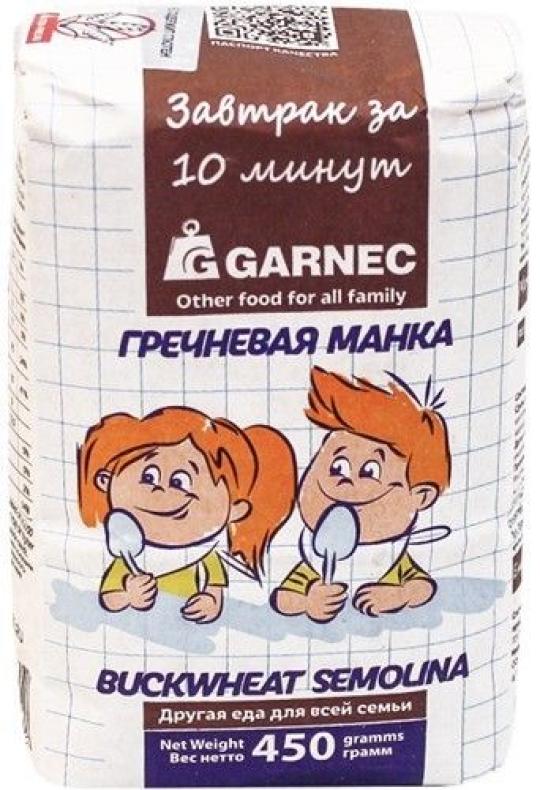 Манка гречневая Гарнец без глютена 450 г