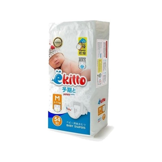 ПОДГУЗНИКИ EKITTO PREMIUM М54 6-11КГ