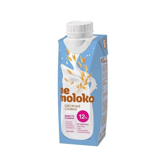 Сливки овсяные Ne Moloko 12% 250мл