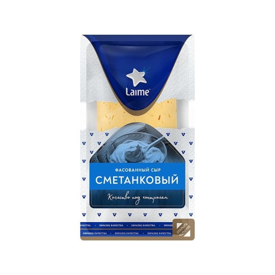 LAIME СЫР СМЕТАНКОВЫЙ 50% СЛАЙСЫ 125Г