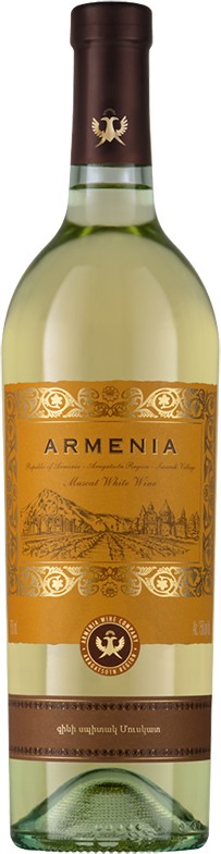 Вино белое Армения мускат полусладкое 0,75 л (Армения)