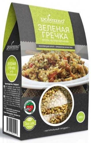 Гречка зеленая Polezzno 300 г