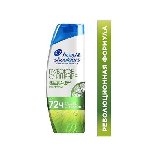 Head & Shoulders Глубокое Очищение Контроль над жирностью / Шампунь Против Перхоти 300 мл