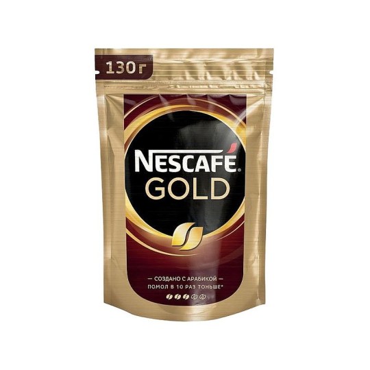 Кофе растворимый Nescafe gold 130 г