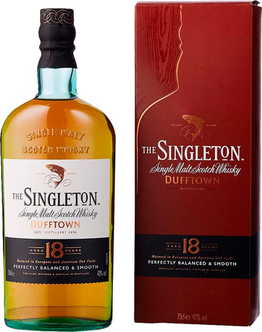 Виски "Singleton" of Dufftown 18 лет выдержки, 40%, 0,7 л