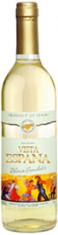 Вино белое Vista Espana полусладкое 0,75 л