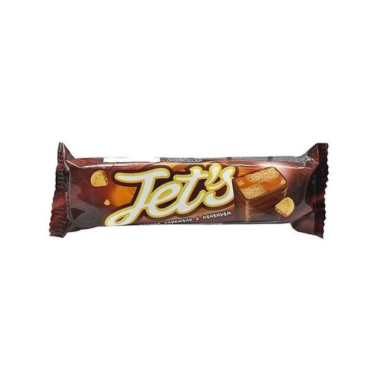Батончик Jet's карамель с печеньем 42 г