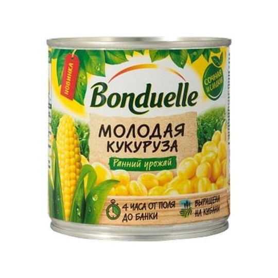 Кукуруза Bonduelle молодая 425 мл/340 г