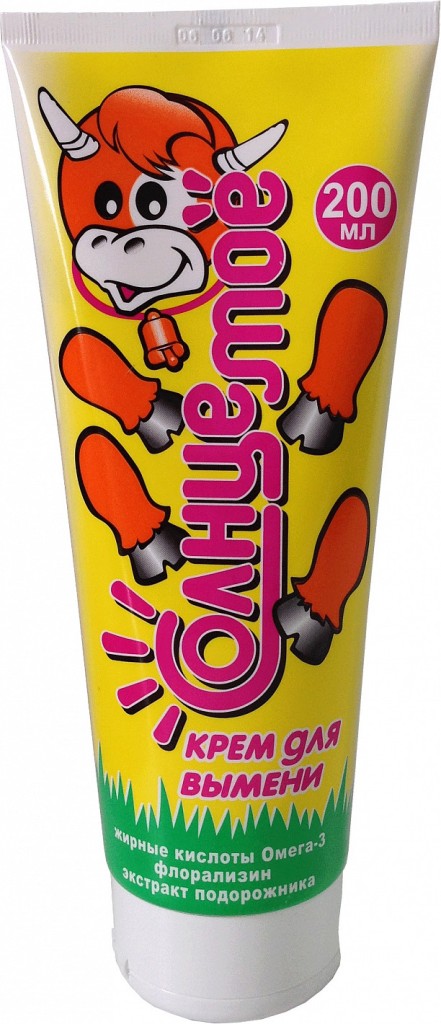 Крем для вымени "Солнце моё" 200 мл