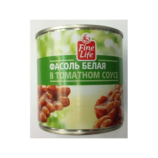 Фасоль белая Fine Life в томатном соусе 420 г