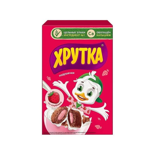 ГОТОВЫЙ ЗАВТРАК ХРУТКА ЗЛАКОВ ПОДУШЕЧКИ С/ВКУСОМ КЛУБН 220ГР