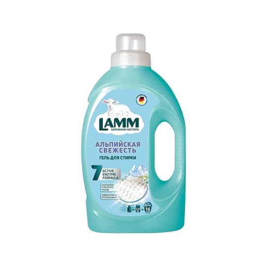 ГЕЛЬ ДЛЯ СТИРКИ LAMM ДЛЯ БЕЛОГО АЛЬПИЙСКАЯ СВЕЖЕСТЬ 1.04Л