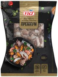  Коктейль VICI из морепродуктов ПРЕМИУМ с/м в/м пак 500г