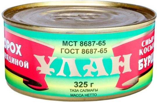 Горох с говядиной Улан ГОСТ 325 г