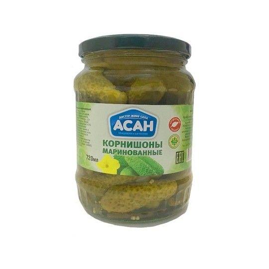 Корнишоны Асан маринованные 720 мл.