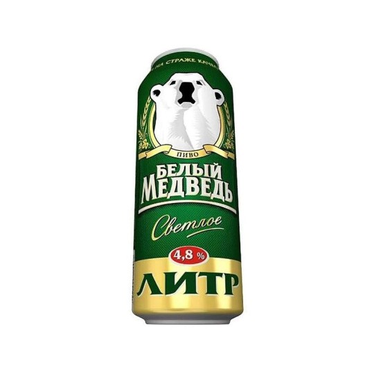 1Л ПИВО БЕЛЫЙ МЕДВЕДЬ Ж/Б