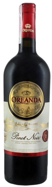 Вино красное Oreanda Pinot Noir полусладкое 0,75 л (Украина)