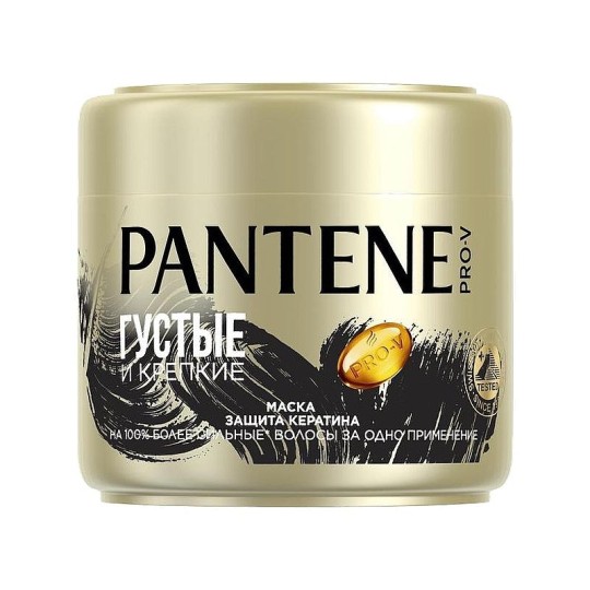 Интенсивная маска для волос Pantene Густые и крепкие 300 мл.