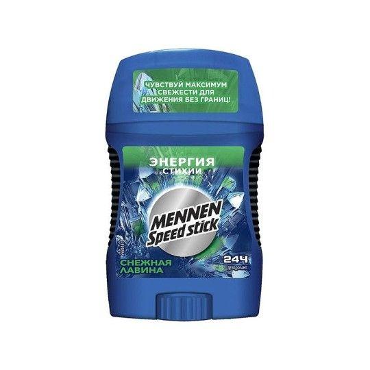 Mennen Speed Stick Power of Nature / Энергия Стихии Снежная Лавина твердый дезодорант для мужчин 60 г