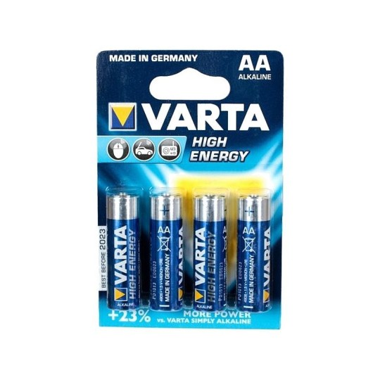 Батарейка VARTA HIGH ENERGY AA, 4 штуки