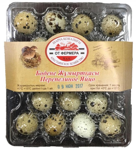 Казахстанский фермер Яйцо перепелиное (18 шт.)