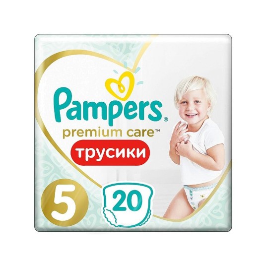 Pampers Premium Care Трусики Размер 5, 20 Трусиков, 12кг-17кг