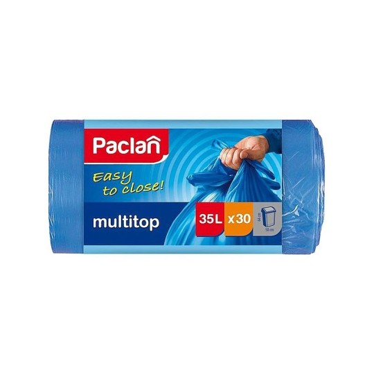 Мешки Paclan для мусора multitop 35л*30шт