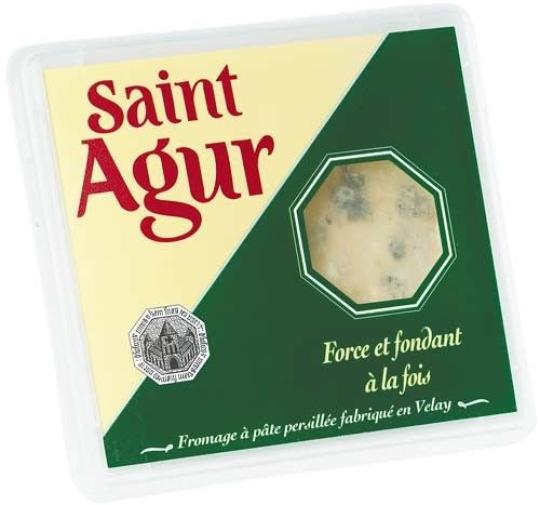 Сыр с голубой плесенью Saint Agur 60% 125 г