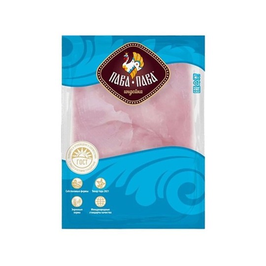 Филе грудки индейки Пава-Пава, замороженное 800 г