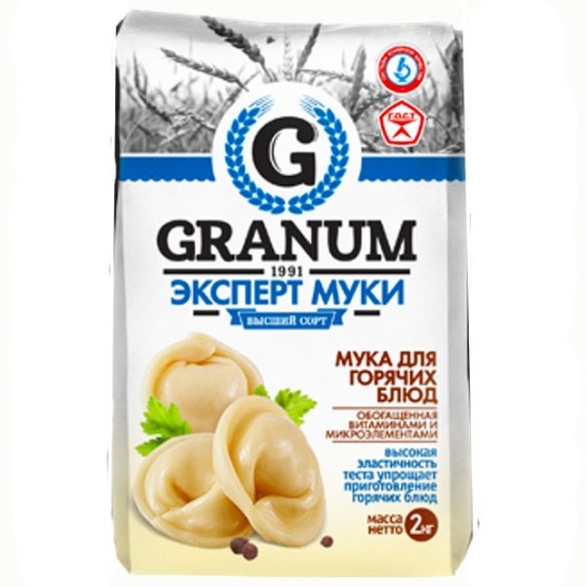 GRANUM| Мука для горячих блюд в/с, 2 кг