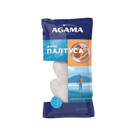 Палтус филе AGAMA свежезамороженное , 400 гр