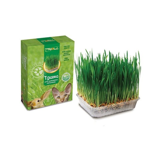 Травка для домашних питомцев TRIOL, 120г