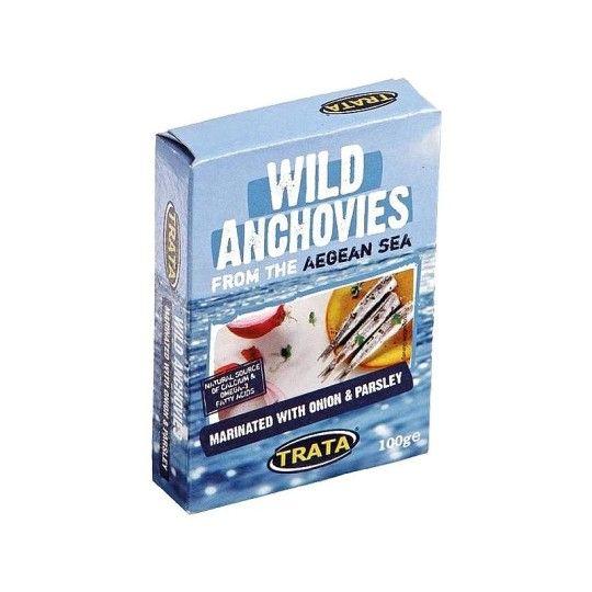 Анчоусы Trata дикие пикантные в растительном масле 100 г