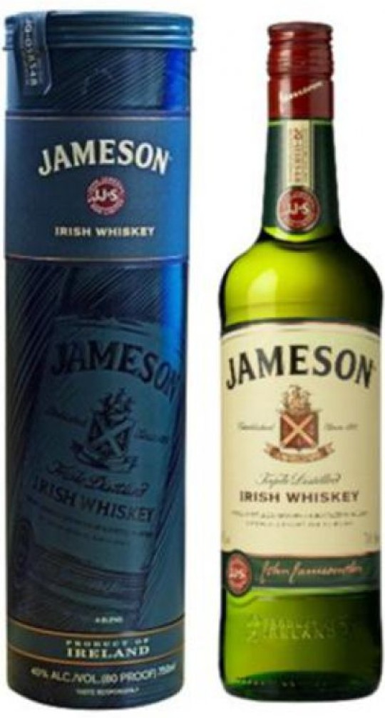 Виски Jameson Irish Whiskey 40%, 0.7 л, в подарочной упаковке