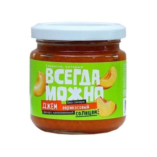 ДЖЕМ ВСЕГДА МОЖНО С/Б АБРИКОСОВЫЙ 200Г