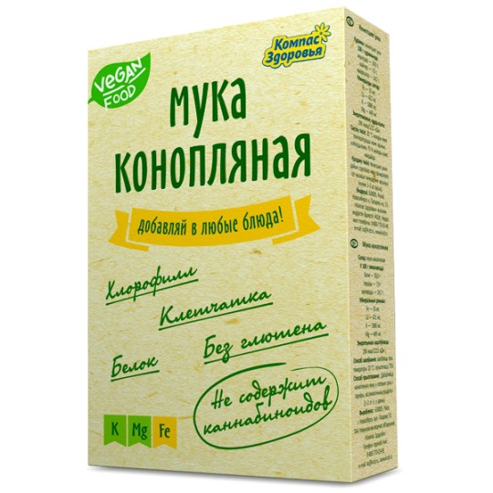 Мука конопляная Компас здоровья 200гр