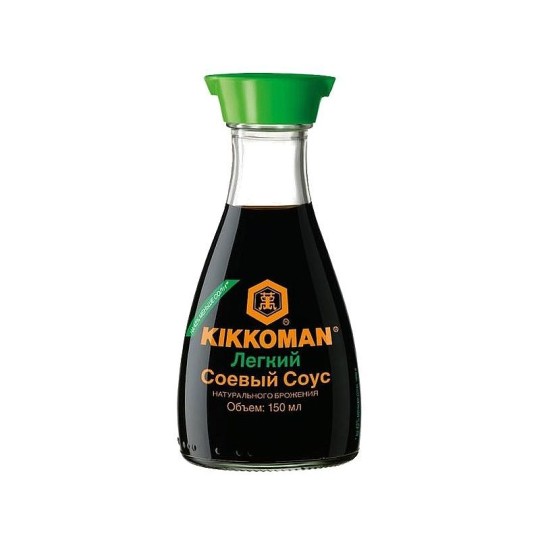  KIKKOMAN|Соевый соус  легкий, диспенсер (стекло), 150мл