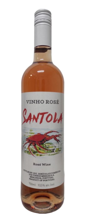 SANTOLA VINHO VERDE розовое полусухое сухое 0.75 л. 10,5 % вино (Португалия)
