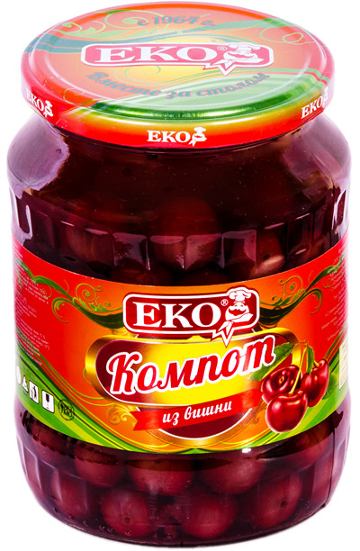 720МЛ КОМПОТ ИЗ ВИШНИ. ЕКО